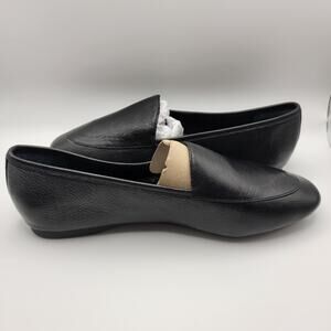 NEW Birdies Women's Vesper Loafer Flats Black Leather Casual Slip On Size 6.5